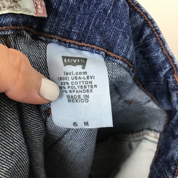 LEVI'S 525 boot cut dark wash 6 jeans - Picture 7 of 7